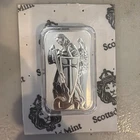 1 OZ. SILVER BAR - SCOTTSDALE MINT .999 SILVER BAR IN CAPSULE- SEALED