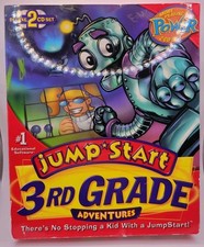 Jumpstart 3rd Grade Adventures PC,MAC, 2000, 2-CD Set BRAND NEW