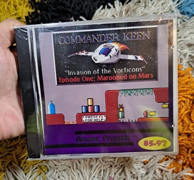Commamder Keen Invasion Of The Vorticons Computer Game 1990 MS DOS NEW SEALED!