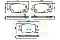 Bremsbelagsatz Scheibenbremse Motaquip LVXL1890 FüR Fiat Tipo 357HXN1A 357WXN1A