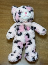Build-A-Bear Workshop Smallfrys Pink Sassy Kitty Cat Hearts 7 Plush