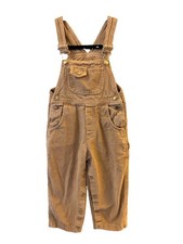 Vintage McKids McDonald s Tan Corduroy Bib Overalls Baby 3T Cotton