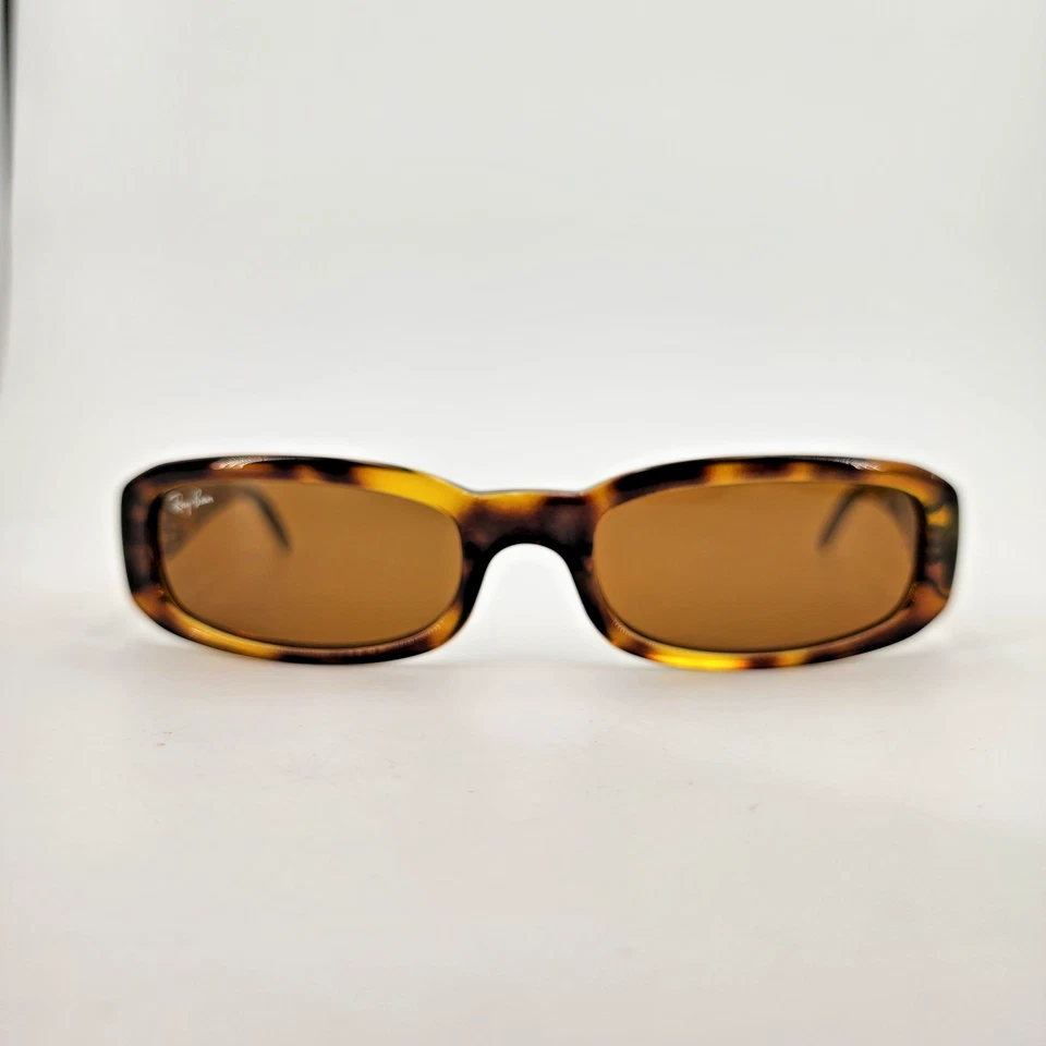 Gafas de sol vintage Ray Ban RB2127 Sidestreet 941 lentes marrón tortuga Italia Y2K Foto 4 de 4
