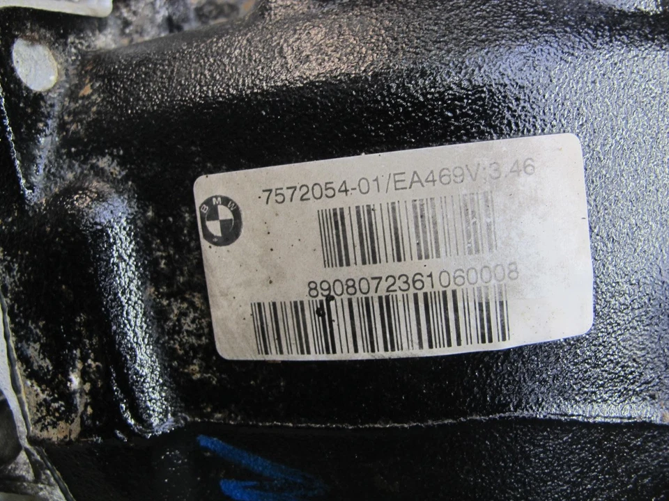 08-10 BMW E82 E88 135i N54 A/T REAR AXLE DIFFERENTIAL CARRIER 3.46 RATIO OEM Foto 3 de 4