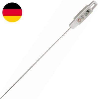 TFA Dostmann Digitales Einstichthermometer Extra-Langem Fühler, 30.1058, Zur Tem