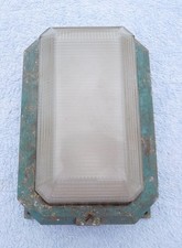 MID CENTURY INDUSTRIAL BULKHEAD WALL LIGHT ORIGINAL FREE UK POSTAGE