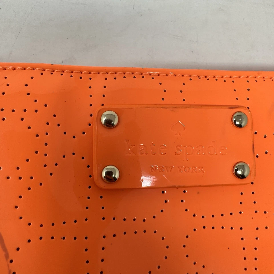 Bolso Bandolera Kate Spade Darby Metro Spade Patente Naranja Florange Corazón (marcas) Foto 4 de 4