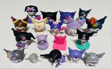 Sanrio Kuromi Capsule Toy 18pc Gacha Figures Set Lot Collectible Bundle