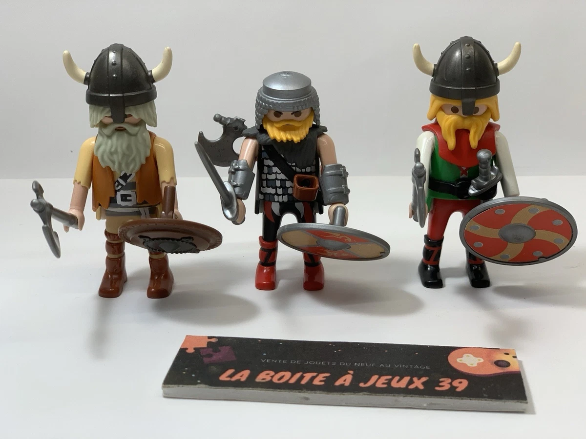 Figurine PLAYMOBIL Roi Viking - Set 3154 Vikings - Occasion (état à Vérifier)