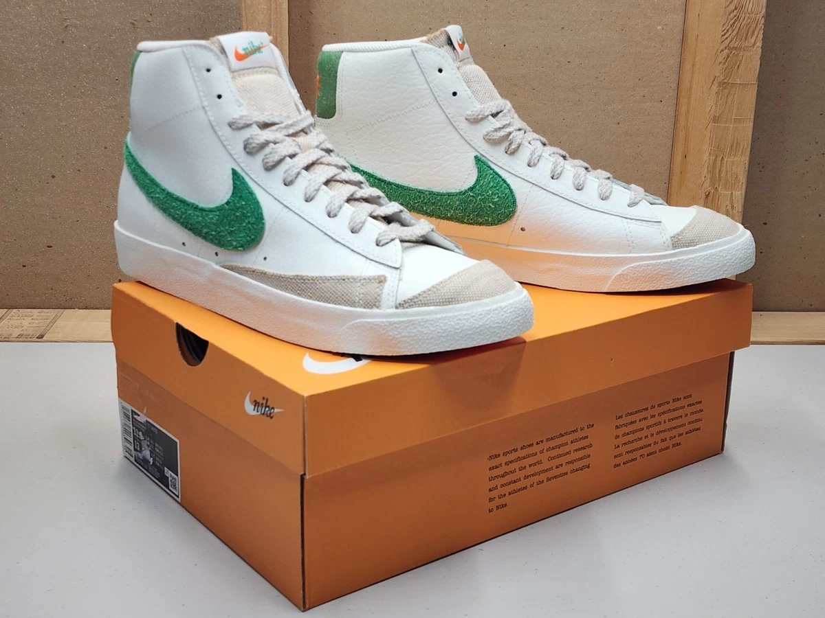 Nike Blazer Mid \'77 Vintage \'Sail Stadium Green\' Men’s 12 Sneakers Shoes Leather NIKE Blazer Mid  main image 2
