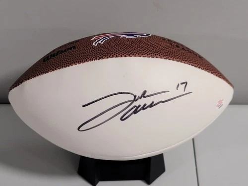 Josh Allen Signed Autographed 9in MINI Logo Football Buffalo Bill's COA