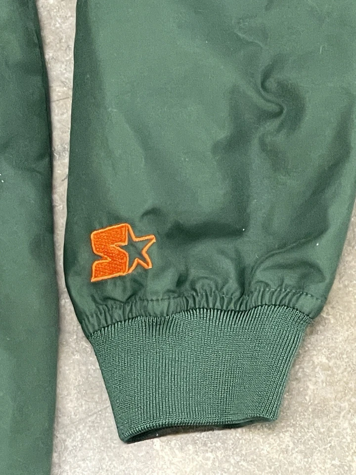 VTG Starter University of Miami Pullover Men’s Windbreaker Medium - Image 3 of 4