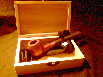   NEW KAYWOODIE BRIAR STANDARD #80B  PIPE LAST CENTURY SELDOM SEEN, BOXED -B3