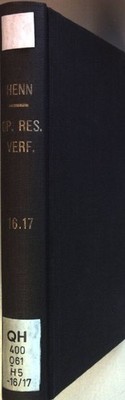 Operations Research-Verfahren XVI/ XVII/ Methods of Operations Research: V. Ober