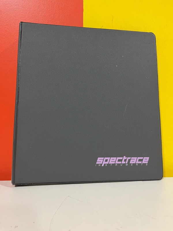 Spectrace Instruments 0120-0040 0120 Equipment Operator's Manual
