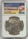 1926-S Peace Dollar NGC Brilliant Uncirculated Las Vegas Vault Collection