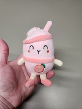 Bubble Tea Strawberry Plush Stuffed Animal