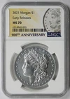 2021 Morgan Dollar Centennial Silver $1 MS 70 NGC Early Releases