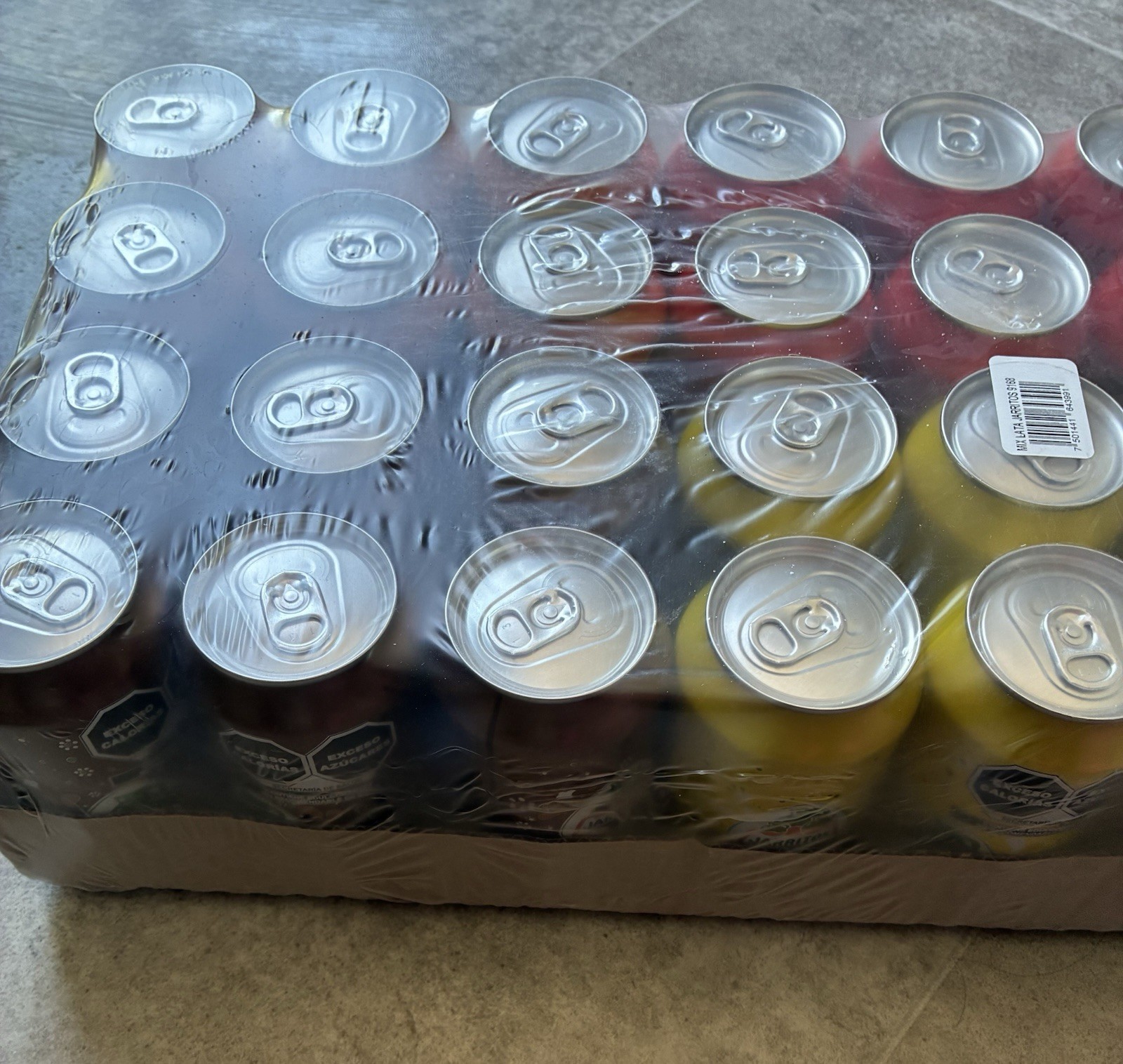 Caja Con 24 Jarritos En Lata Traídos De México