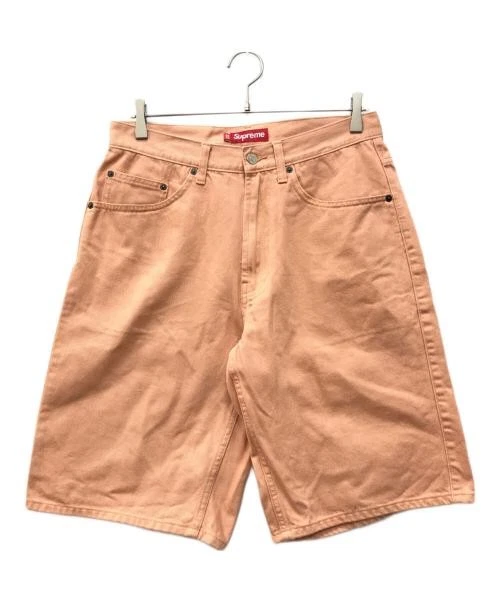 Short baggy homme Supreme rose denim M décontracté été pantalon