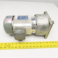 Shin Myung TGM-06CE 10:1 Ratio 1Hp 180RPM 200-220V 50/60Hz Gear Brake Motor
