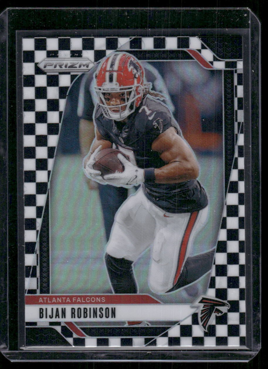 2024 Panini Prizm #11 Bijan Robinson Black and White Checker