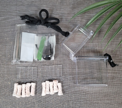 24 Pcs. Fire Starter Kit  Waterproof  Case Camping Hiking Tactic Survival