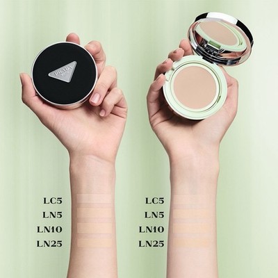 新品　PRADA AUGMENTED SKIN LN10 12g NEW Prada Reveal Mesh Cushion Foundation LN10 light neutral