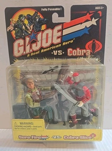 GI Joe Sure Fire vs. Cobra Slice Hasbro Action Figure Brand New Sealed