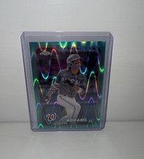 2024 Topps Chrome CJ Abrams Aqua Lava Refractor /199 #247 Nationals