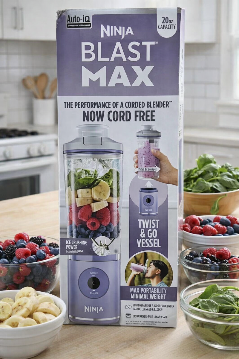 キッチン家電 NINJA BLAST MAX Ninja Blast Max 20oz Capacity Portable Blender Purple Lavender