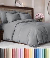 Duvet Cover Full Size Set - Extra Soft Full Duvet Cover 80" x 90" with 2 Pill...