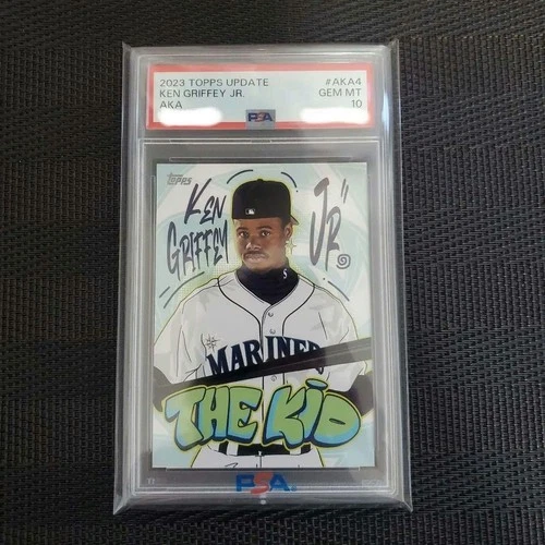 2023 Topps Update Ken Griffey Jr AKA-4 The Kid PSA 10 Gem Mint Card Mariners