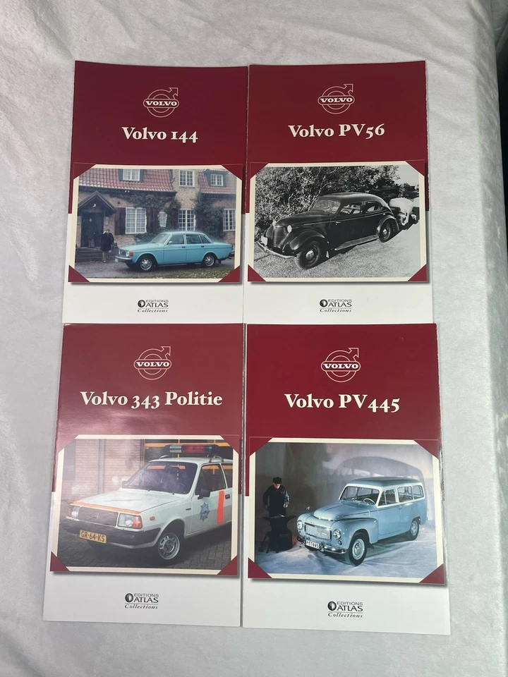 Volvo Classic Car Booklets x18 + Binder – Atlas Editions Collector Set - Image 4 of 4