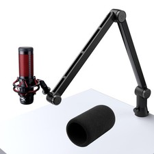 SUNMON HyperX QuadCast Boom Arm - Upgraded Heavy Duty Mic Arm with HyperX Qua...