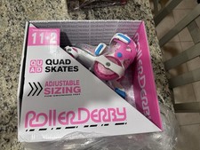 Roller derby quad skates adjustable sizing. New.