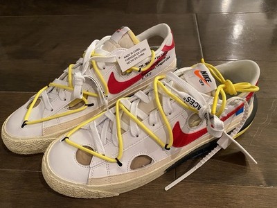 Nike Blazer Low 77 Off-White White Red Yellow Blue DH7863-100 2022