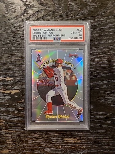 PSA 10 2018 Shohei Ohtani RC 1998 Bowman's Best Performers BP-SO Graded RC 