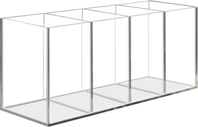 Uquelic Acryl Stifthalter - Klarer Bleistifthalter Schreibtisch Organizer