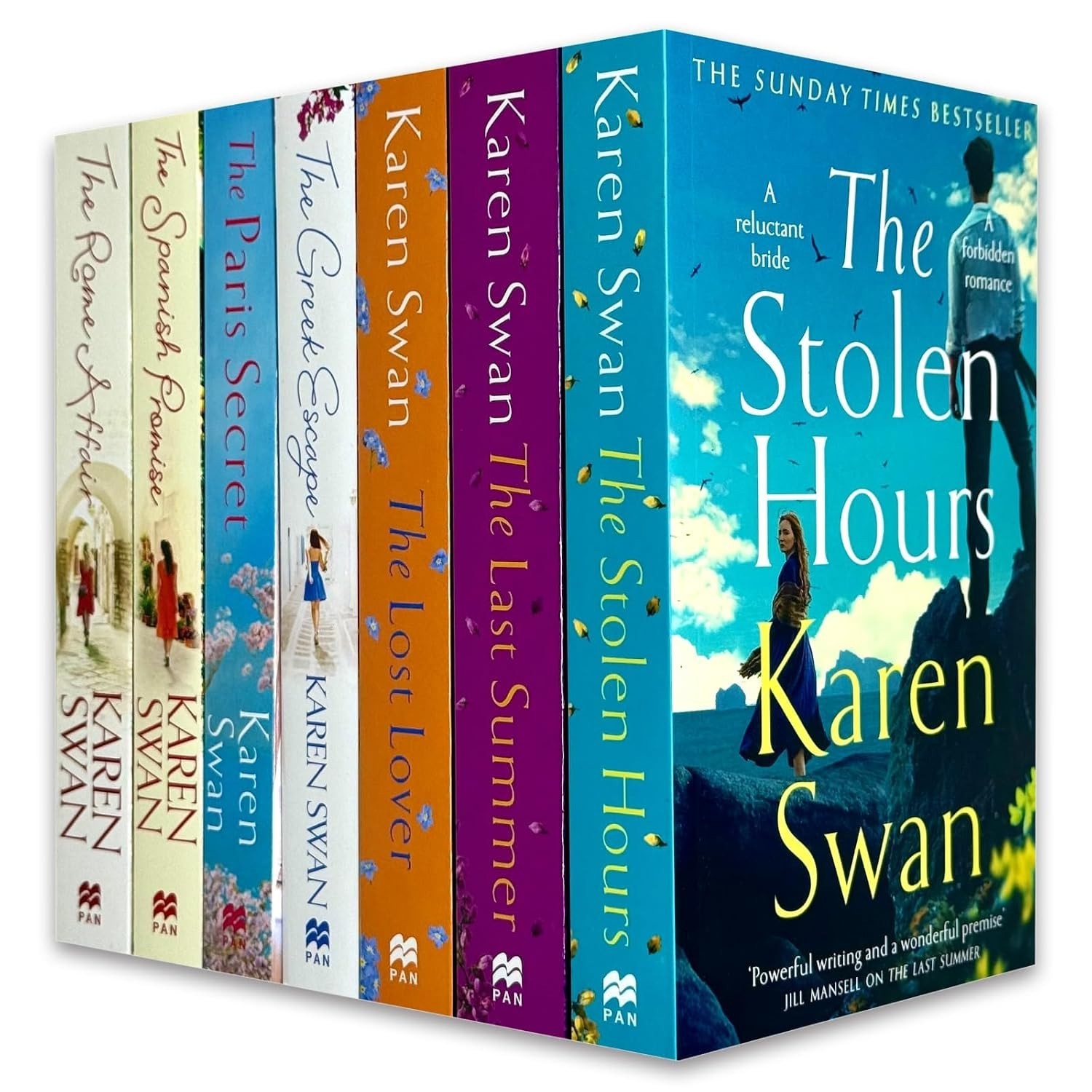 Karen Swan Collection 7 Books Set Last Summer, Stolen Hours, Greek Escape, ....