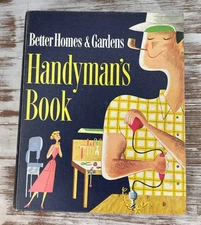 Better Homes & Gardens Handyman's Book 1957 Vintage Hardcover Binder Mid Century