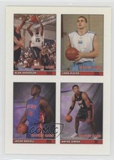 2005 Topps Bazooka 4-on-1 Stickers Alan Anderson Linas Kleiza Jason Maxiell 0x1