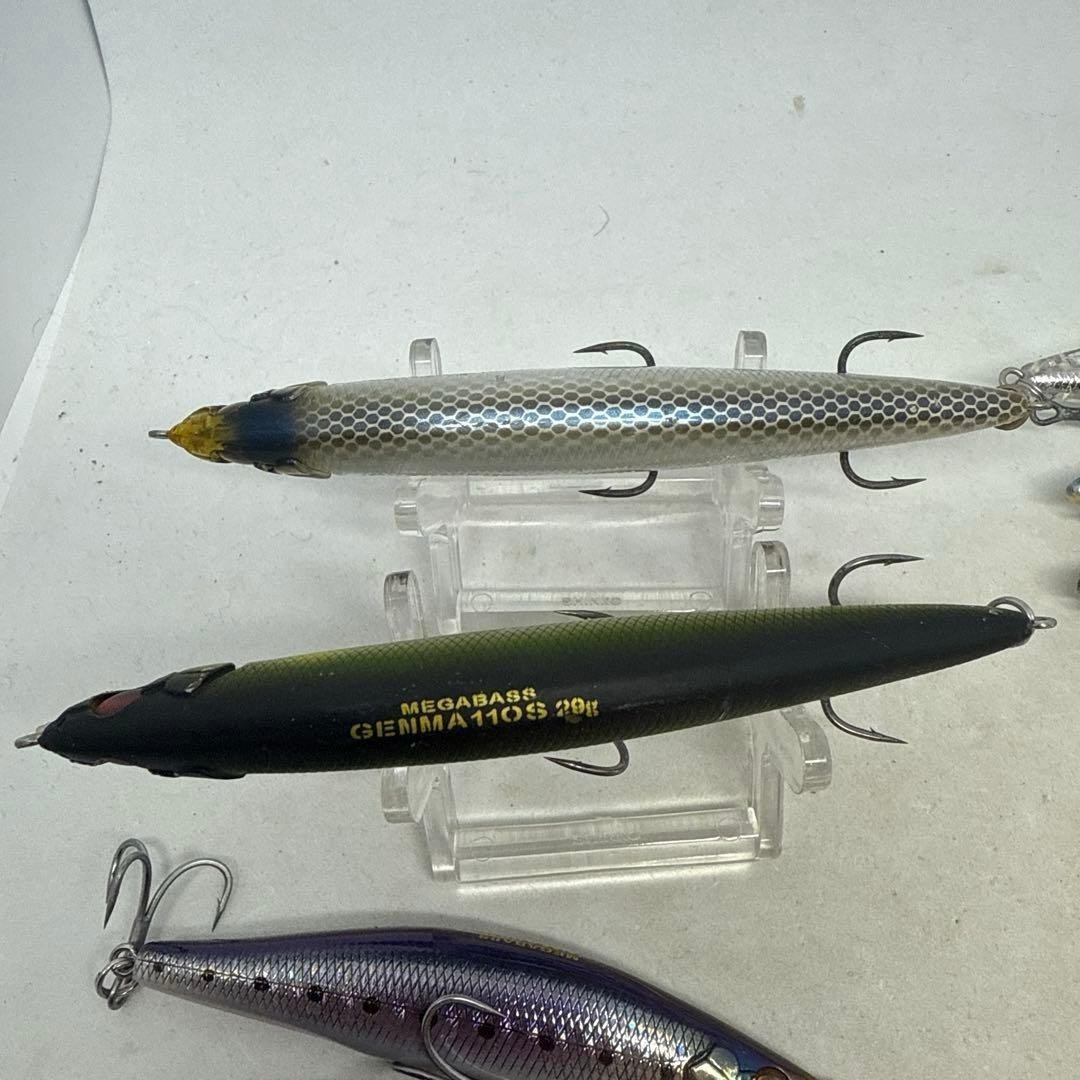 Megabass Lure Set of 9 Takara Genma Homura Travis Fishing Accessories - Image 7