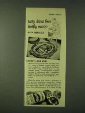 1948 Herb-Ox Bouillon Cubes Ad - Savory Lamb Loaf recipe
