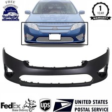 New Front Bumper Cover Fascia Primed For 2010-2012 Ford Fusion