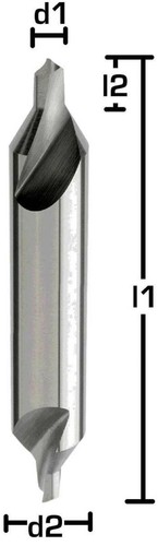 Taladro centrador VHM forma A 60° Ø 0,5 - 6,3 mm EXCELENTE-NUEVO GEFRABO 100% hecho en Alemania - Imagen 10 de 16