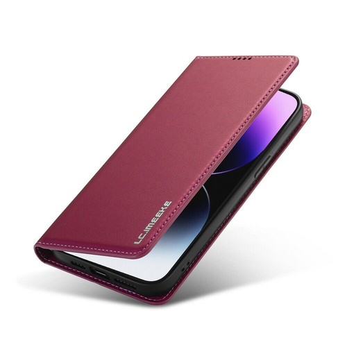 Flip Leather Wallet Magnetic Case for iPhone 16 15 14 13 12 11 XS XR 7 8 Plus SE - Picture 76 of 85