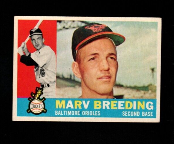 1960 Topps # 525 Marv Breeding Ex-Mt