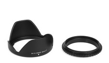 Reverse Tulip 62mm Lens Hood Sunshade 62 mm Bayonet