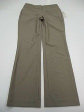 new ELLE Pants Women's Size 2 Stretch Mid Rise Relaxed Leg Gray Trouser